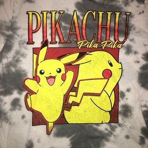 Pokemon Pikachu Tie Dye Shirt Size XL